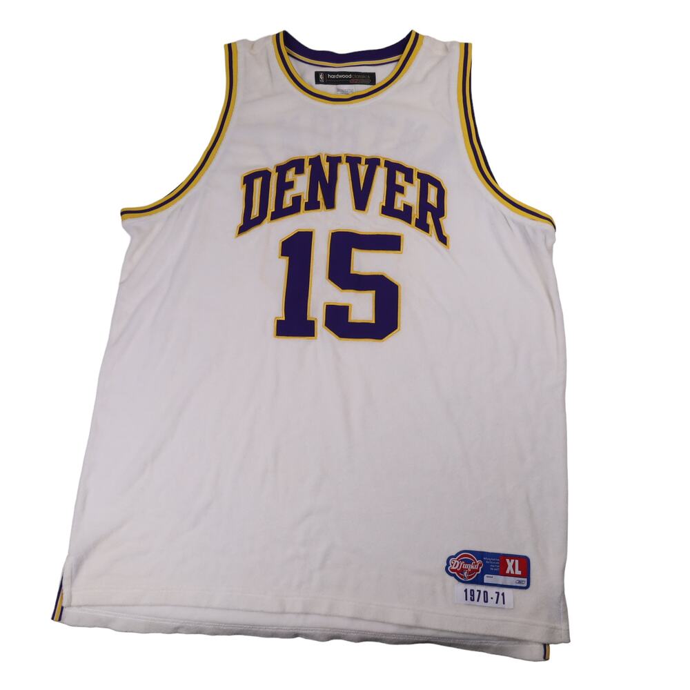 Vintage Reebok Hardwood Classics Denver Nuggets #15 Carmelo Anthony Jersey